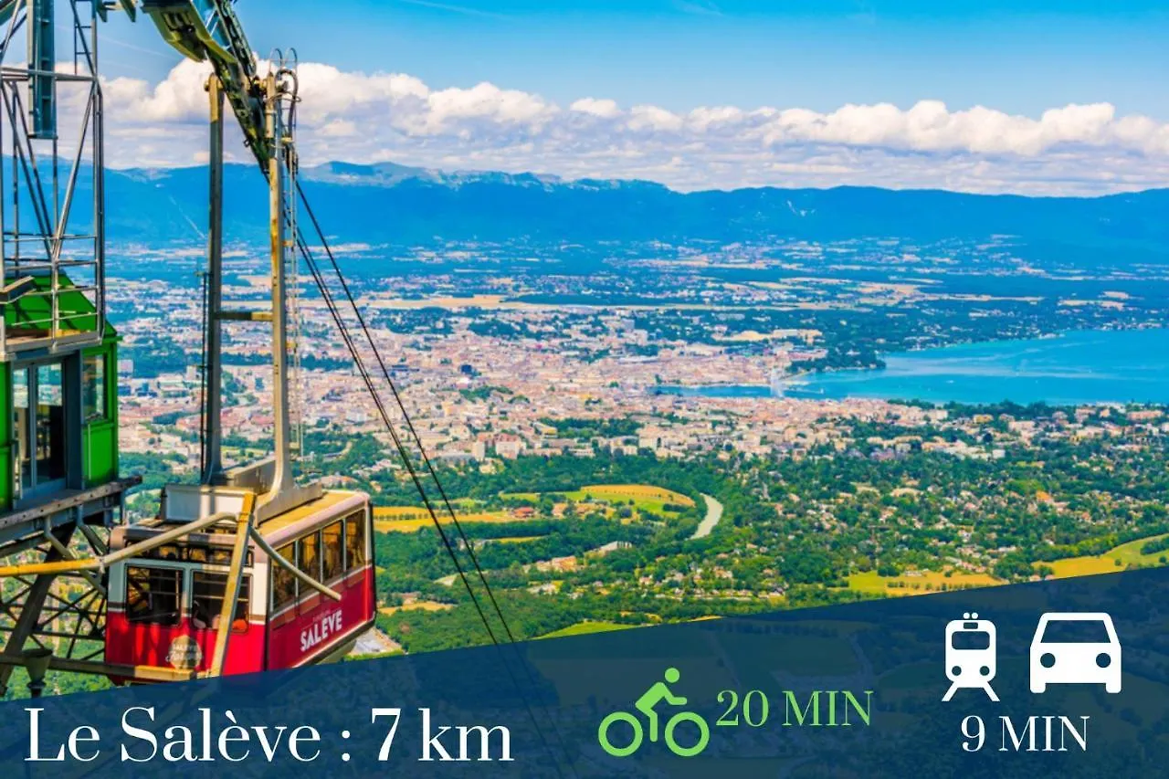 Homey Grey - Proche Gare Et Tram - Proche Centre - Balcon Prive - Wifi Et Netflix Annemasse 0*,  France